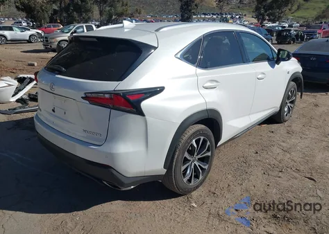 2015 Lexus Nx 200T F Sport from USA, damaged, VIN JTJBARBZ0F2026422